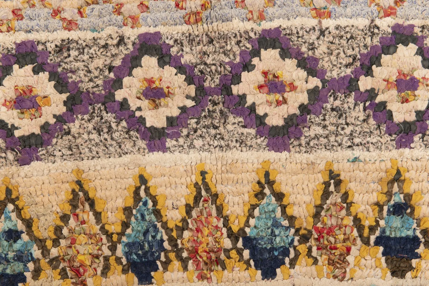 Marokkansk berber tæppe Boucherouite 195 x 115 cm