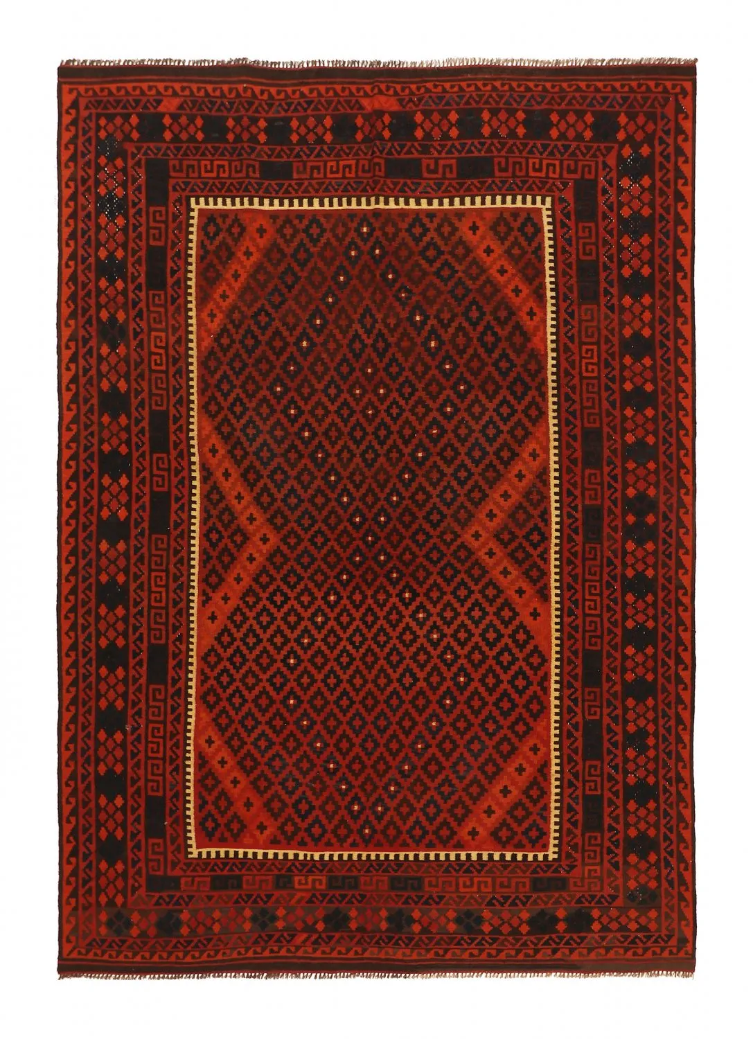 Orientalsk kelimtæppe 322 x 225 cm