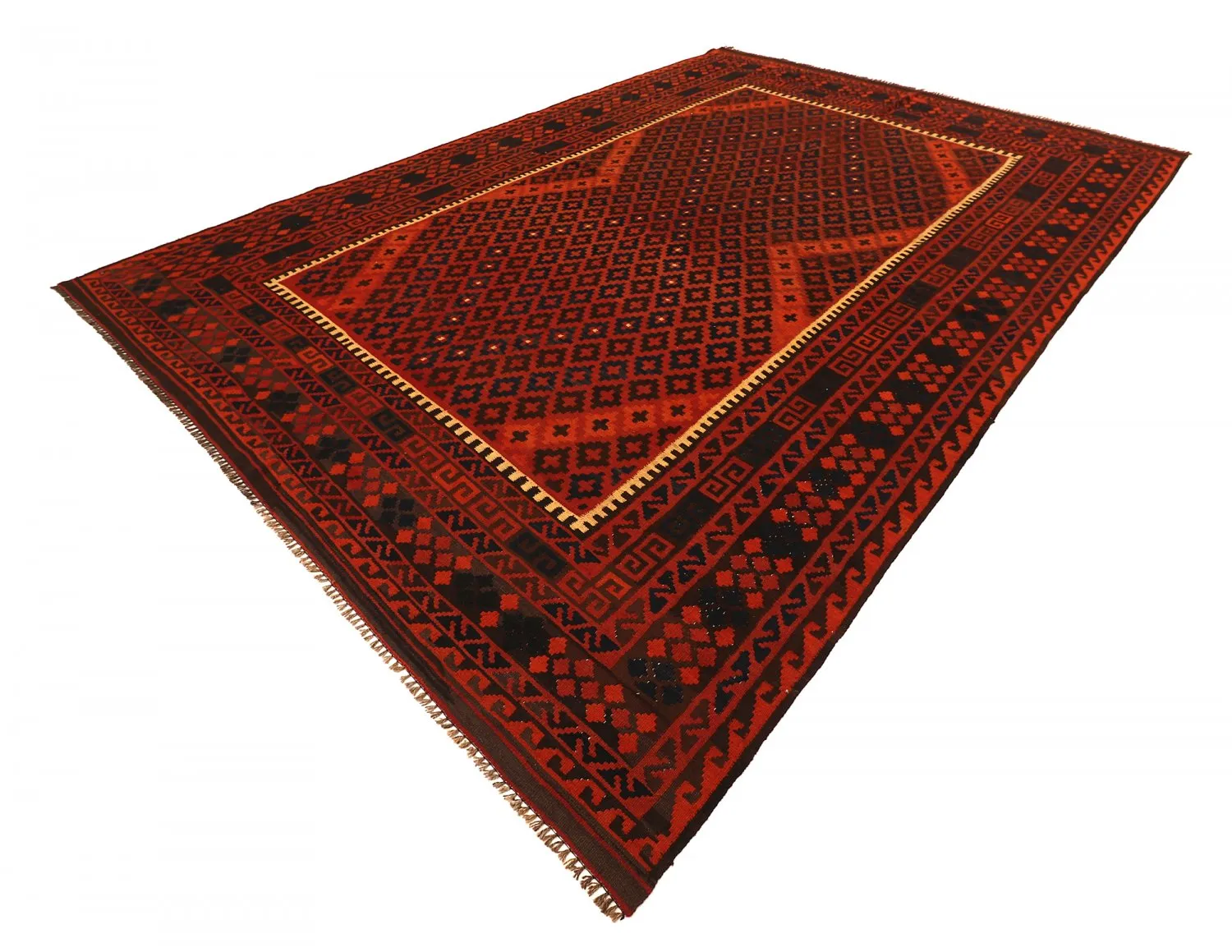 Orientalsk kelimtæppe 322 x 225 cm
