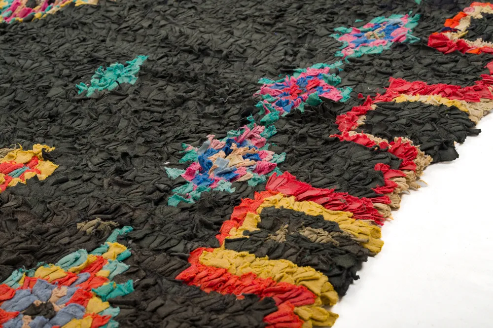 Marokkansk berber tæppe Boucherouite 285 x 120 cm