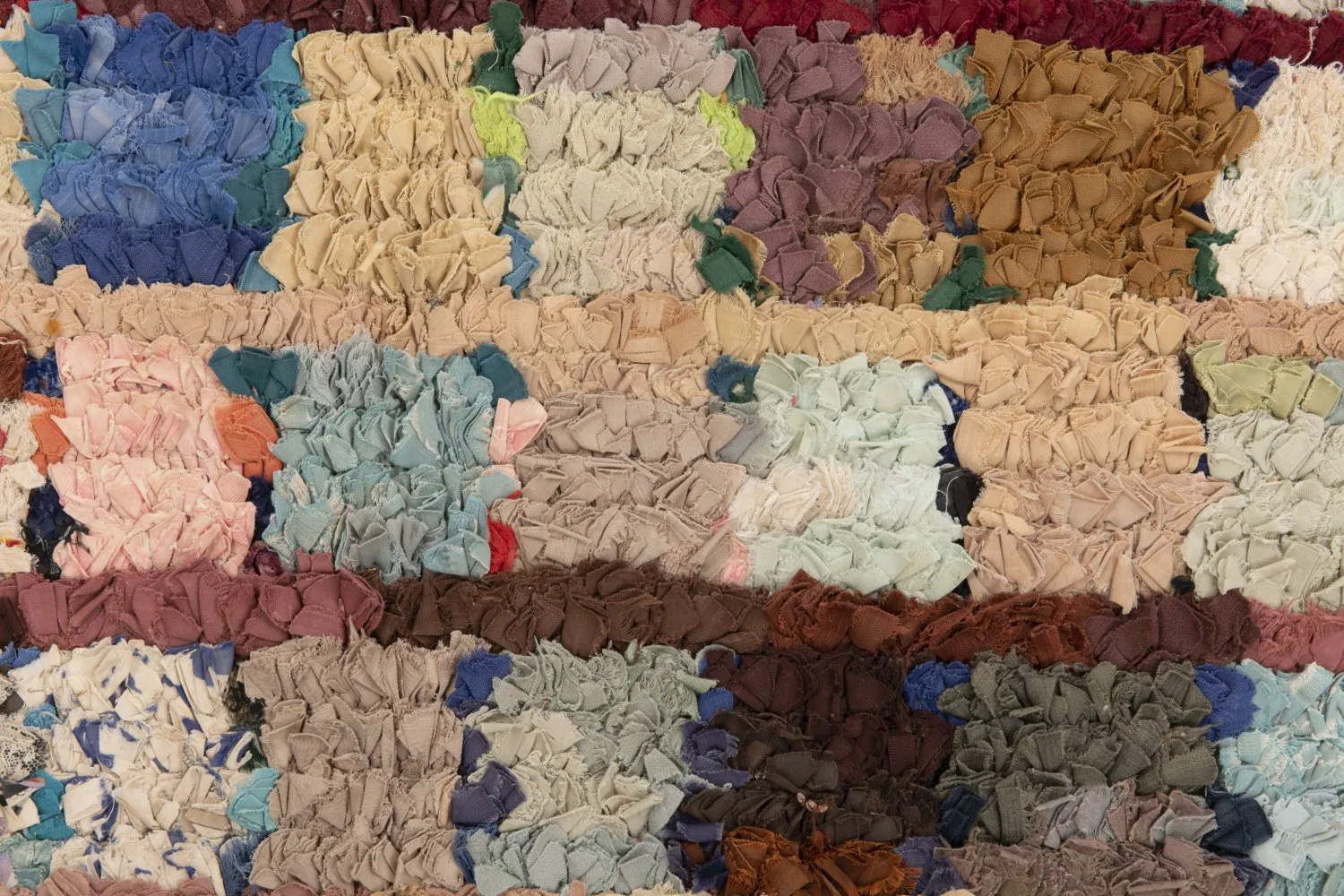 Marokkansk berber tæppe Boucherouite 205 x 115 cm