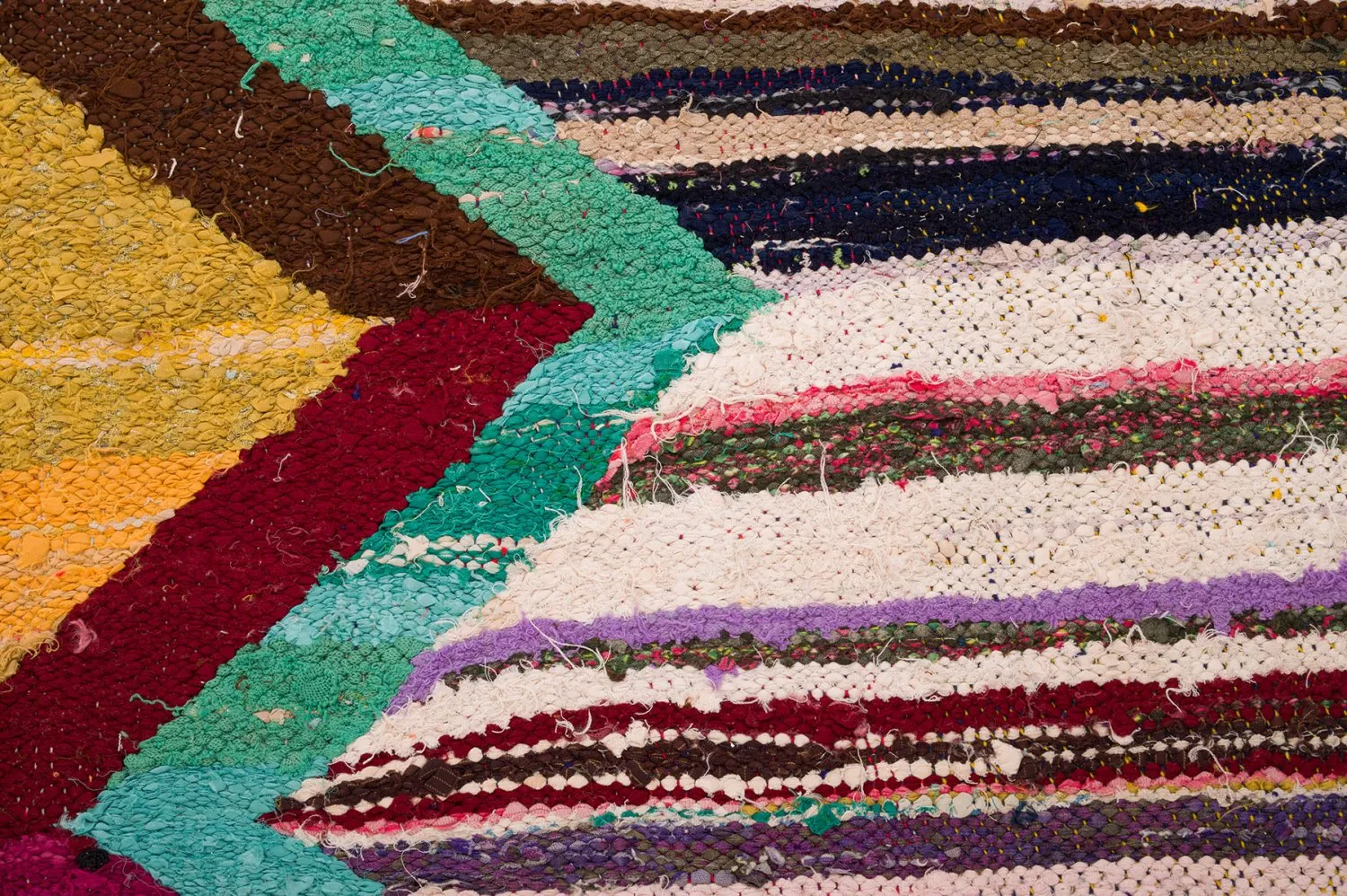 Marokkansk berber tæppe Boucherouite 150 x 285 cm