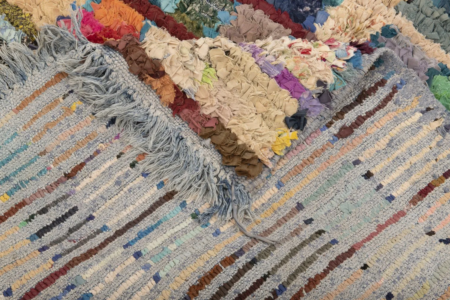 Marokkansk berber tæppe Boucherouite 205 x 115 cm