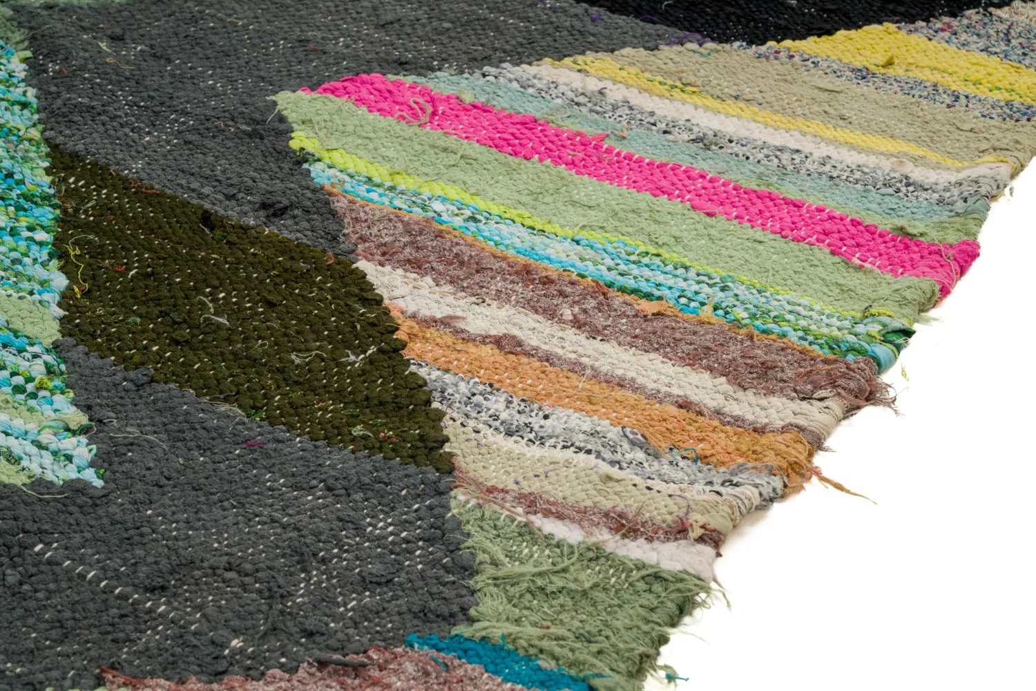 Marokkansk berber tæppe Boucherouite 145 x 260 cm