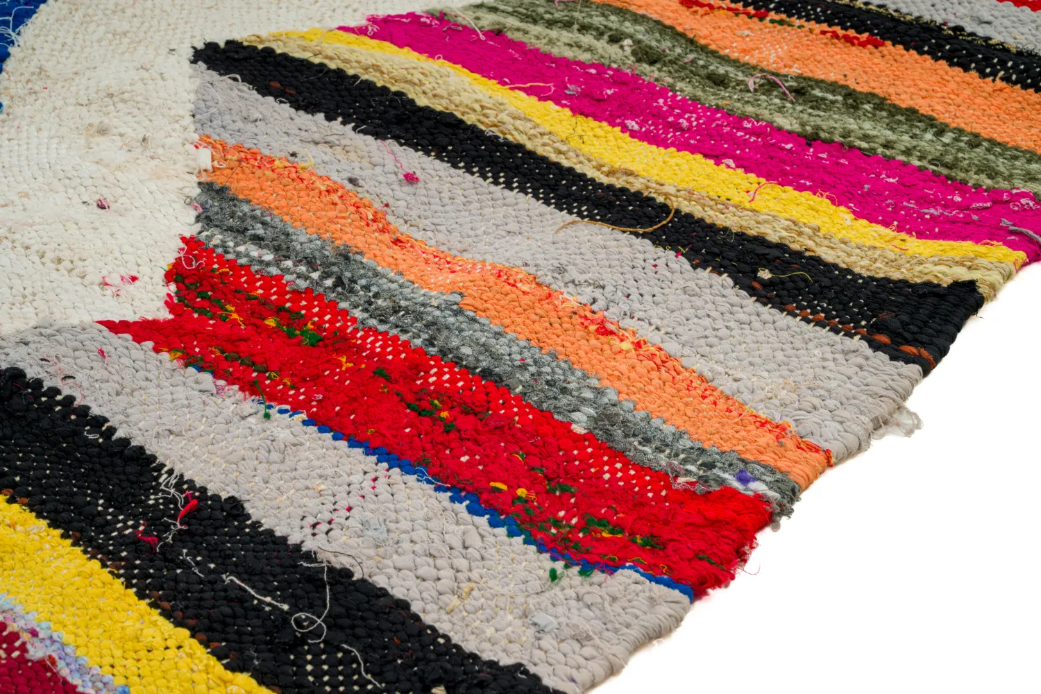 Marokkansk berber tæppe Boucherouite 135 x 270 cm