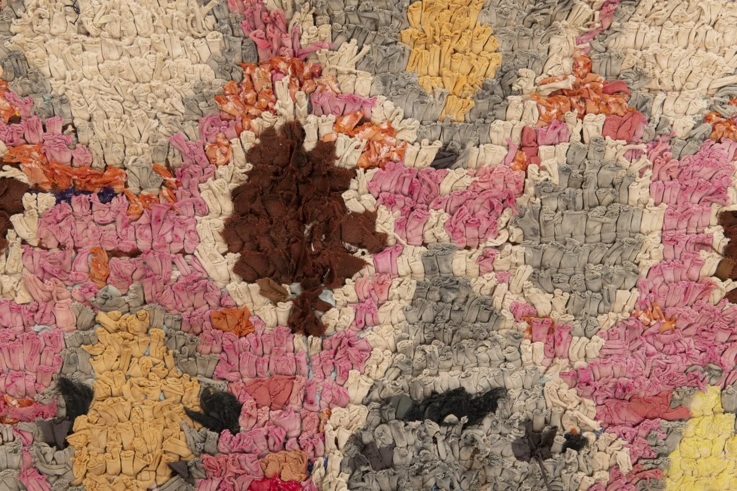 Marokkansk berber tæppe Boucherouite 255 x 100 cm