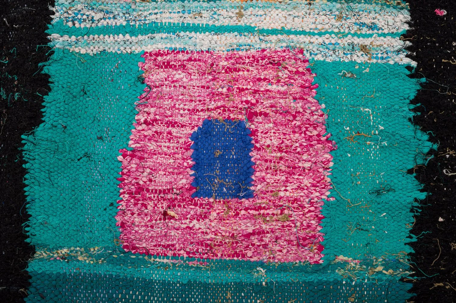 Marokkansk berber tæppe Boucherouite 140 x 225 cm