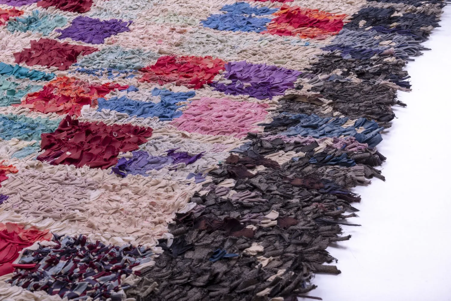 Marokkansk berber tæppe Boucherouite 265 x 165 cm
