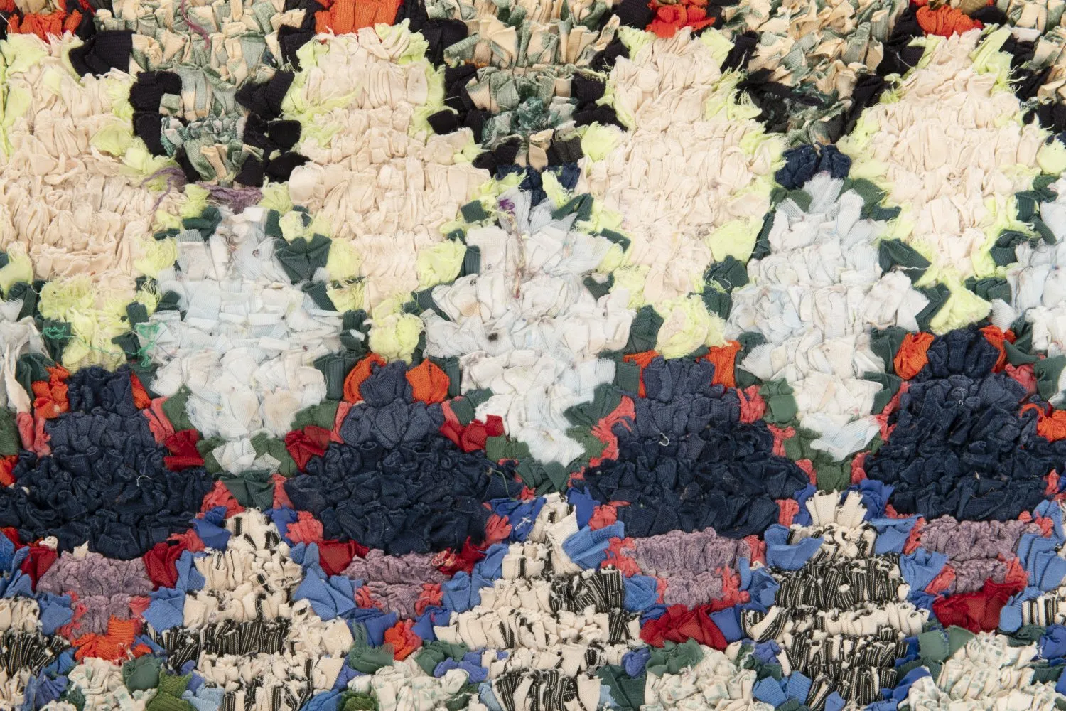 Marokkansk berber tæppe Boucherouite 210 x 140 cm