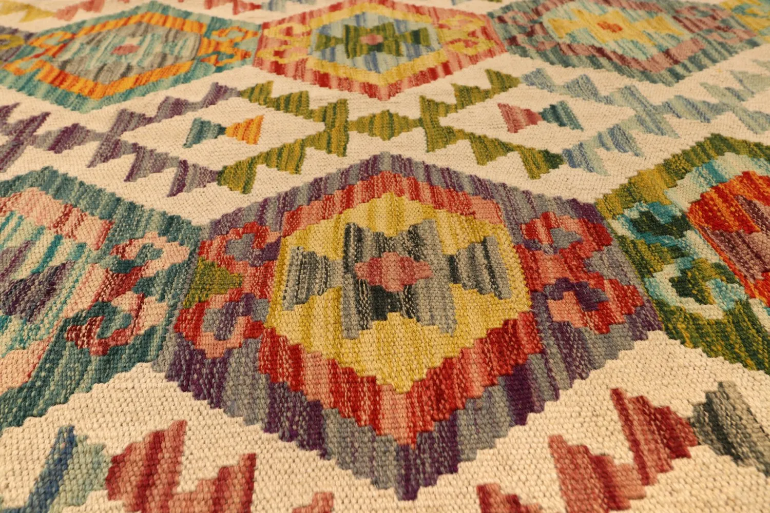 Orientalsk kelimtæppe 392 x 308 cm