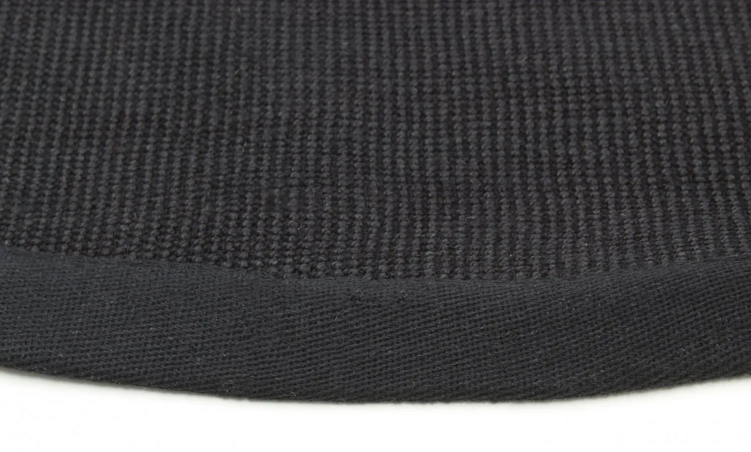 Runde tæpper (sisal) - Agave (sort)