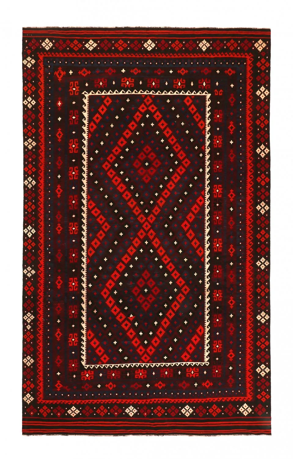 Orientalsk kelimtæppe 416 x 252 cm