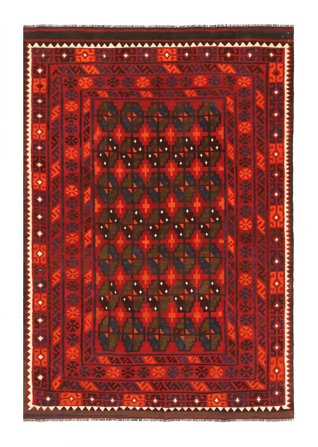 Orientalsk kelimtæppe 302 x 207 cm