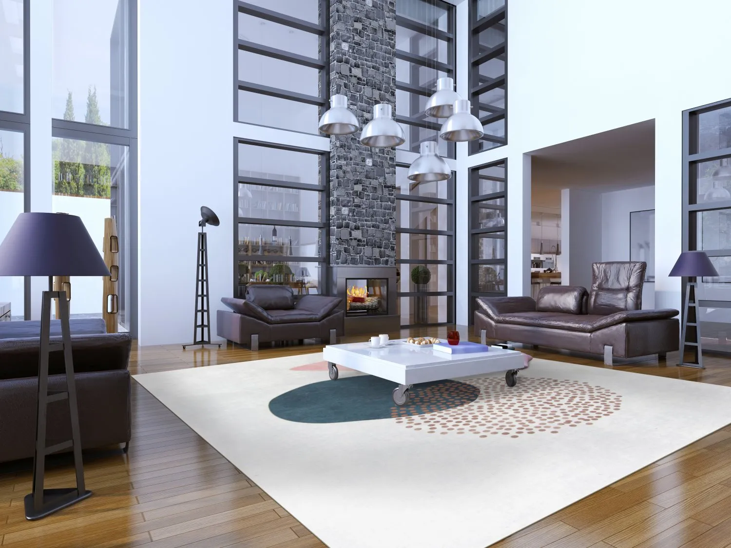 Wilton-tæppe - Coray (multi)