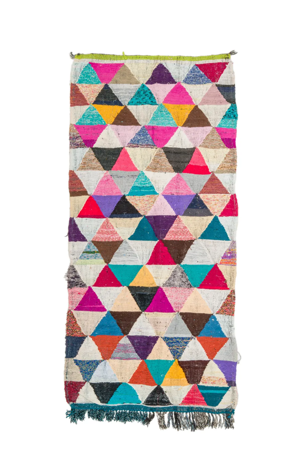 Marokkansk berber tæppe Boucherouite 130 x 280 cm