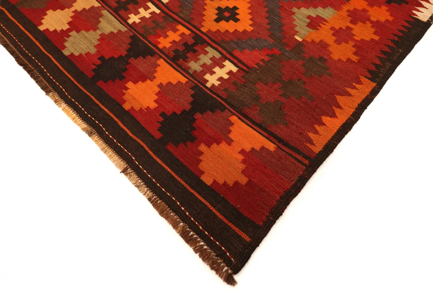 Orientalsk kelimtæppe 338 x 176 cm