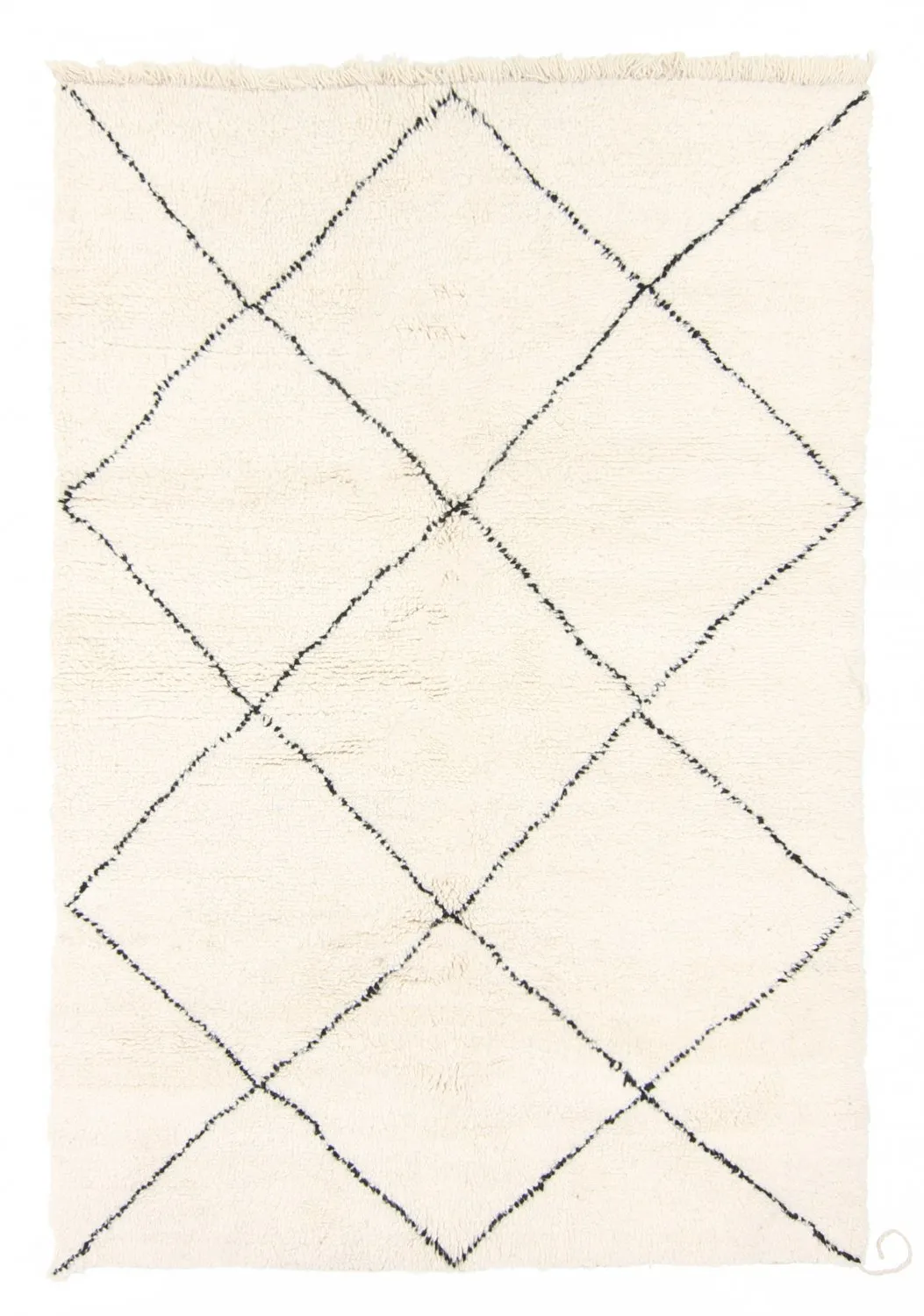 Kelimtæppe Marokkansk berber tæppe Beni Ouarain 235 x 160 cm