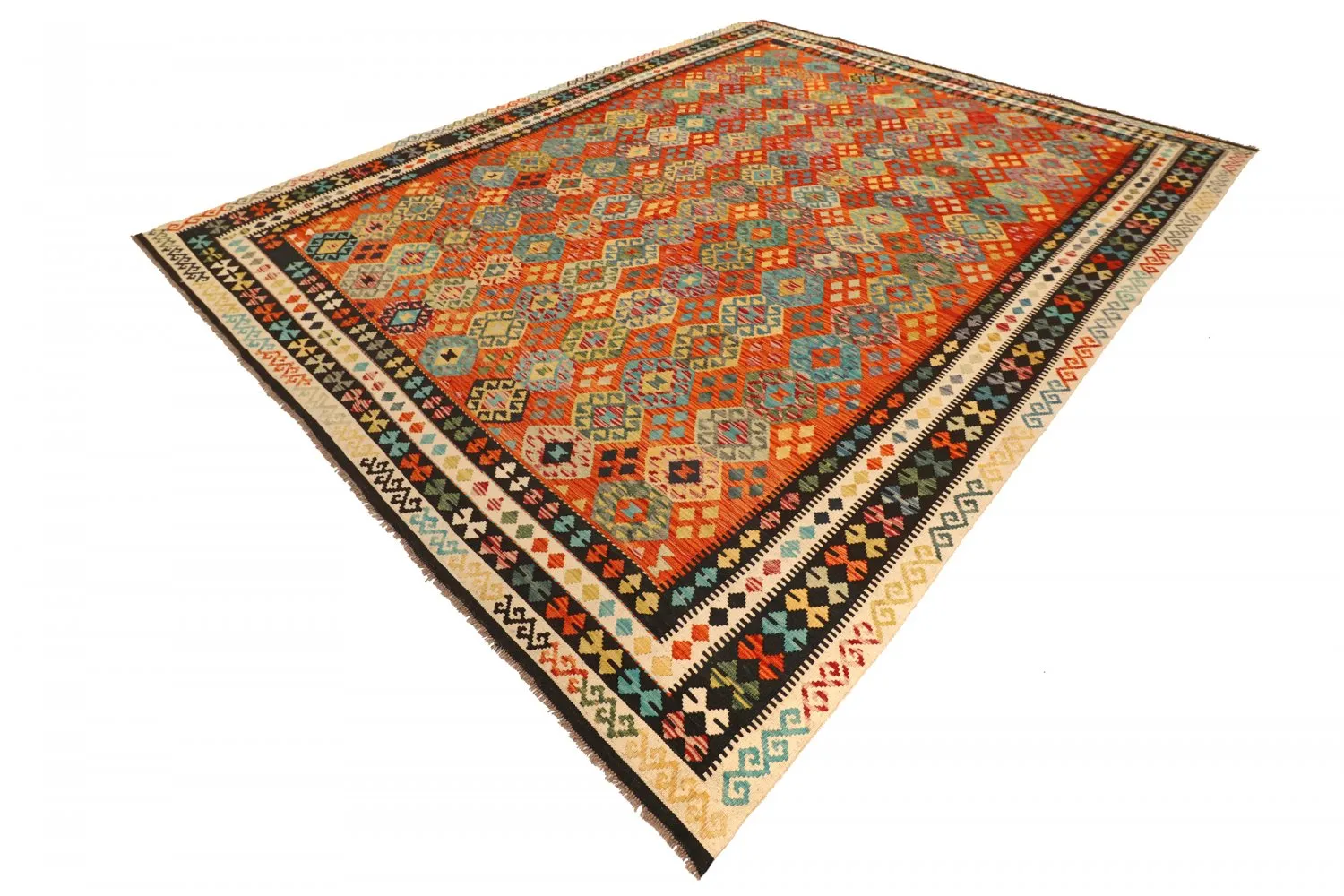 Orientalsk kelimtæppe 384 x 301 cm