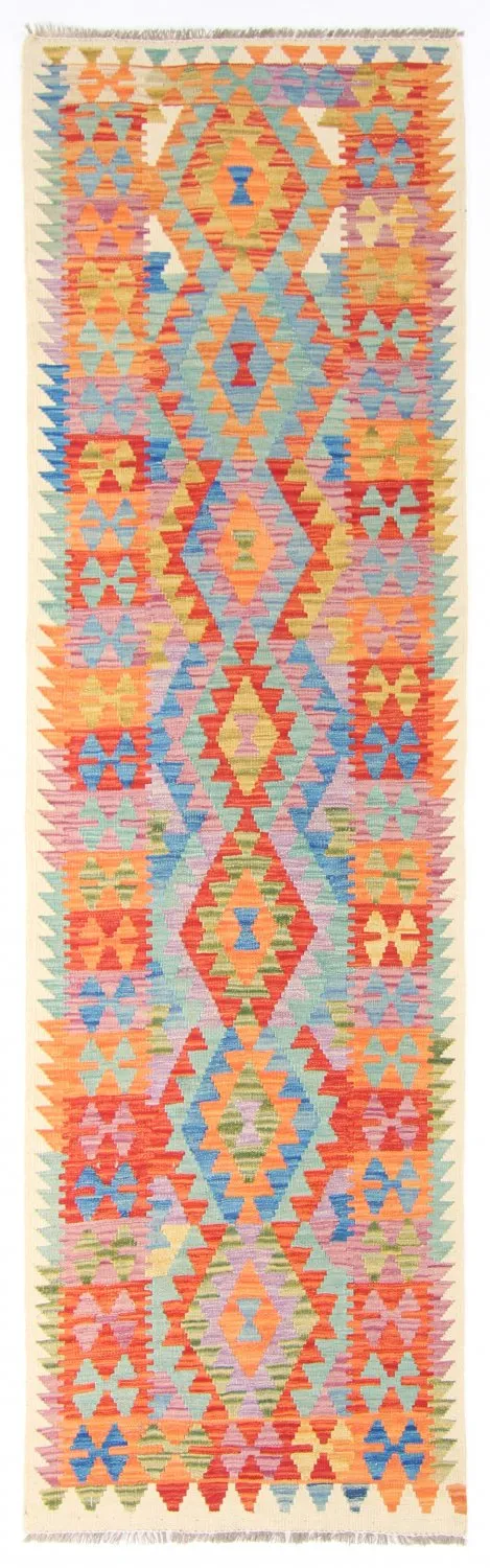Orientalsk kelimtæppe 287 x 84 cm