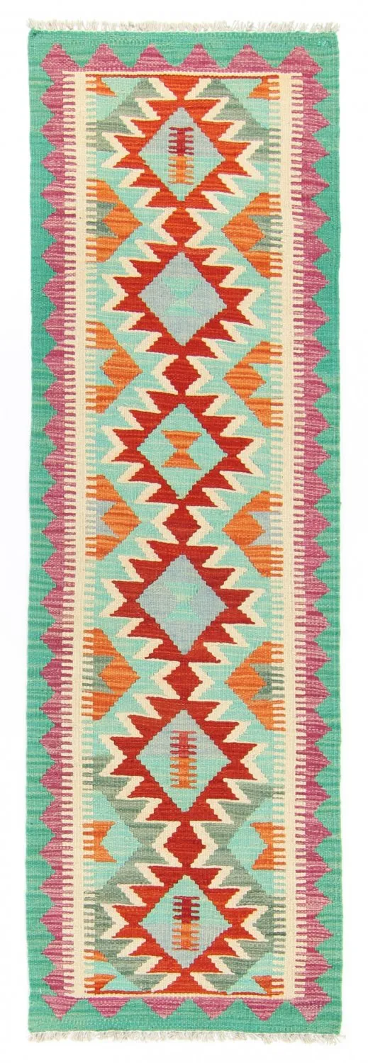 Orientalsk kelimtæppe 205 x 63 cm