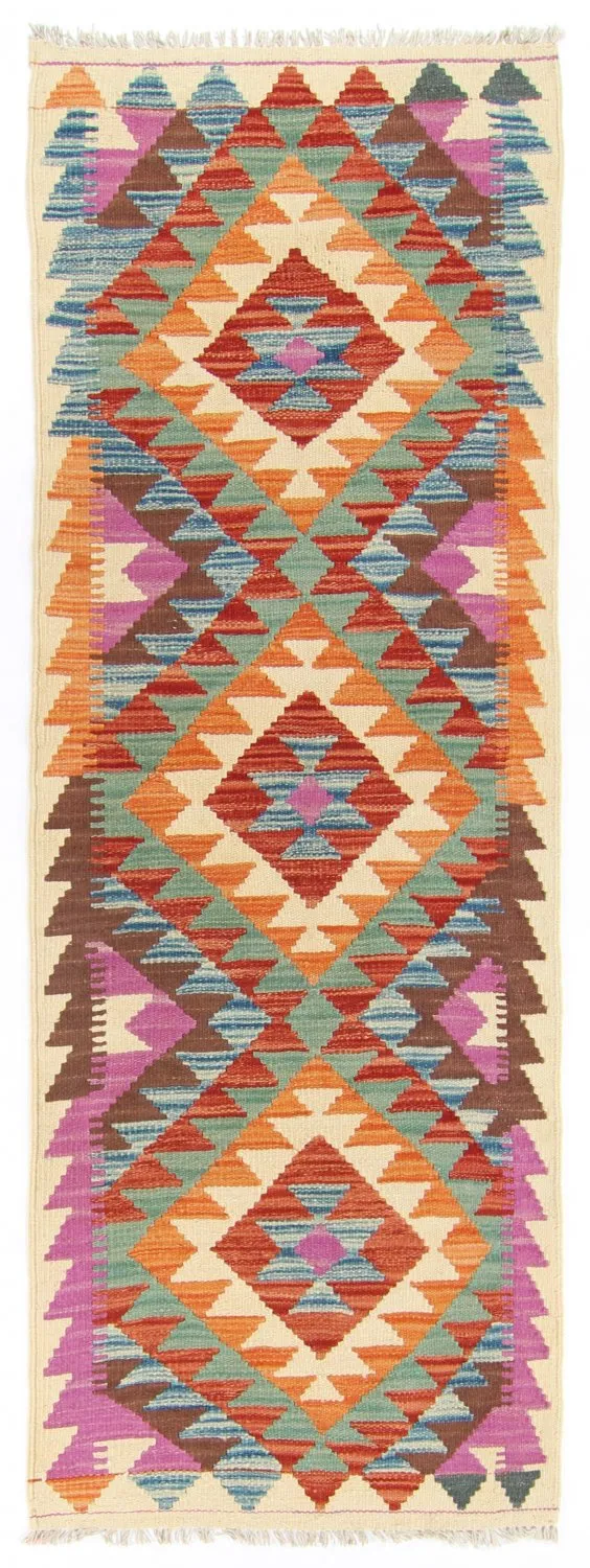 Orientalsk kelimtæppe 201 x 69 cm