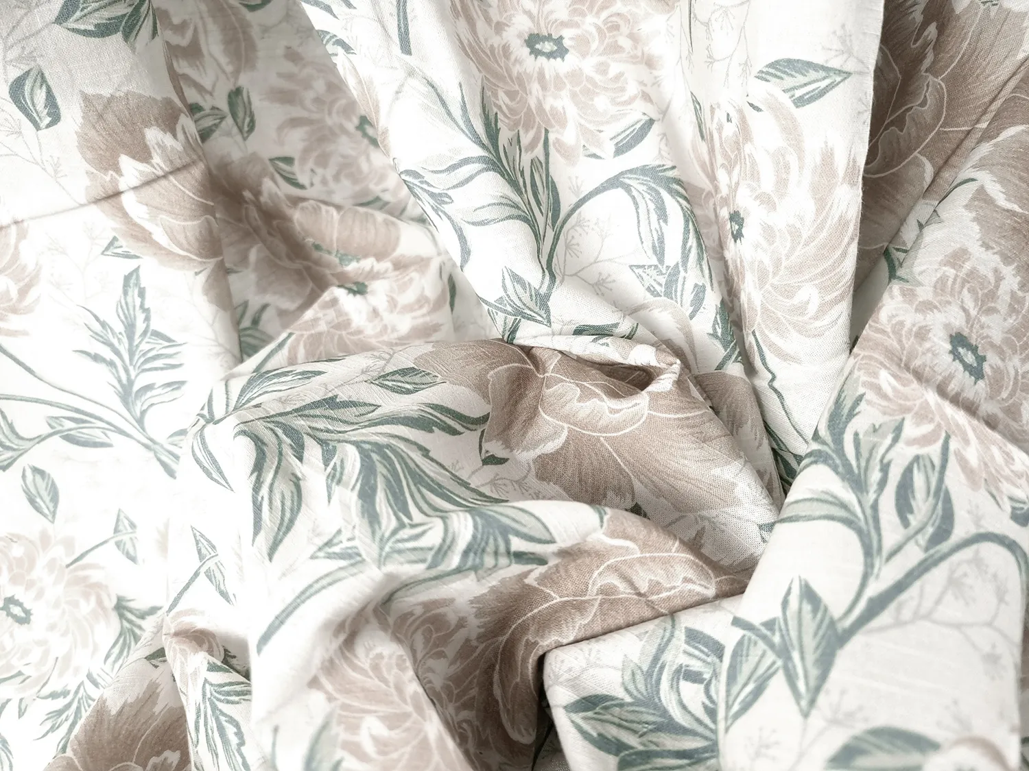 Gardiner - Bomuldsgardin Almira (beige)