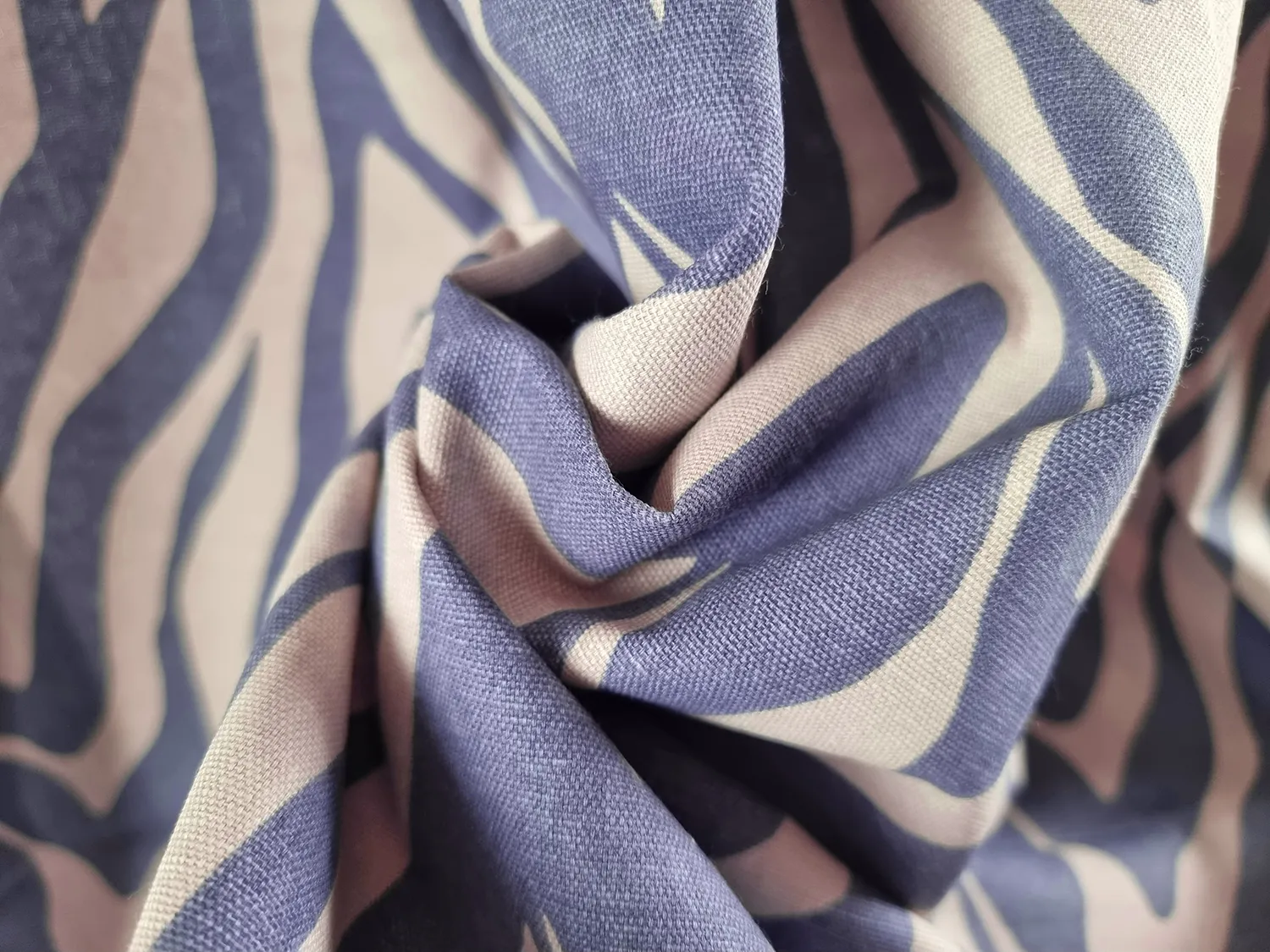 Gardiner - Bomuldsgardin Laura (blå)