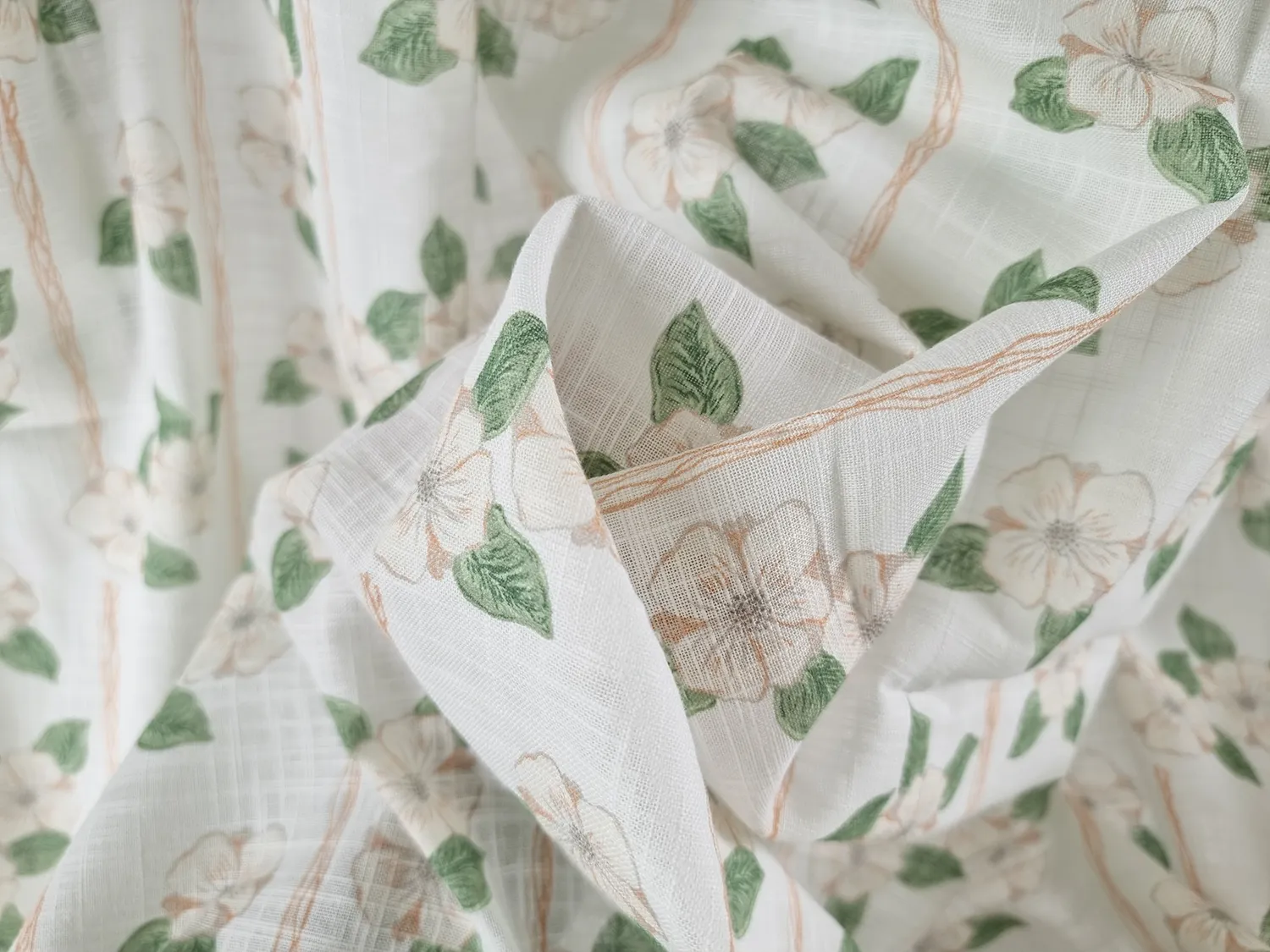 Gardiner - Bomuldsgardin Anna-Lisa (blå)