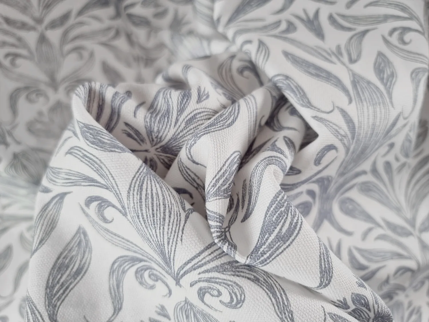 Gardiner - Bomuldsgardin Viola (blå)