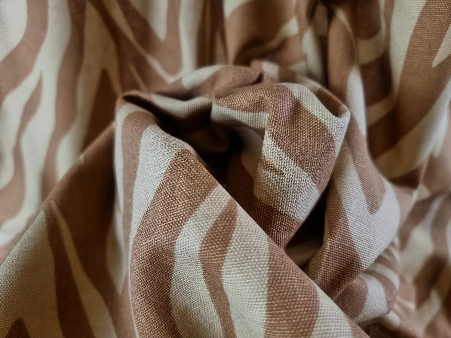 Gardiner - Bomuldsgardin Laura (mørkebeige)