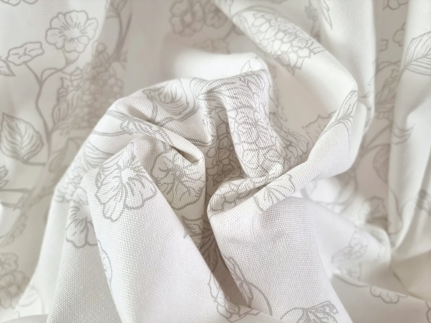 Gardiner - Bomuldsgardin Minna (grå)