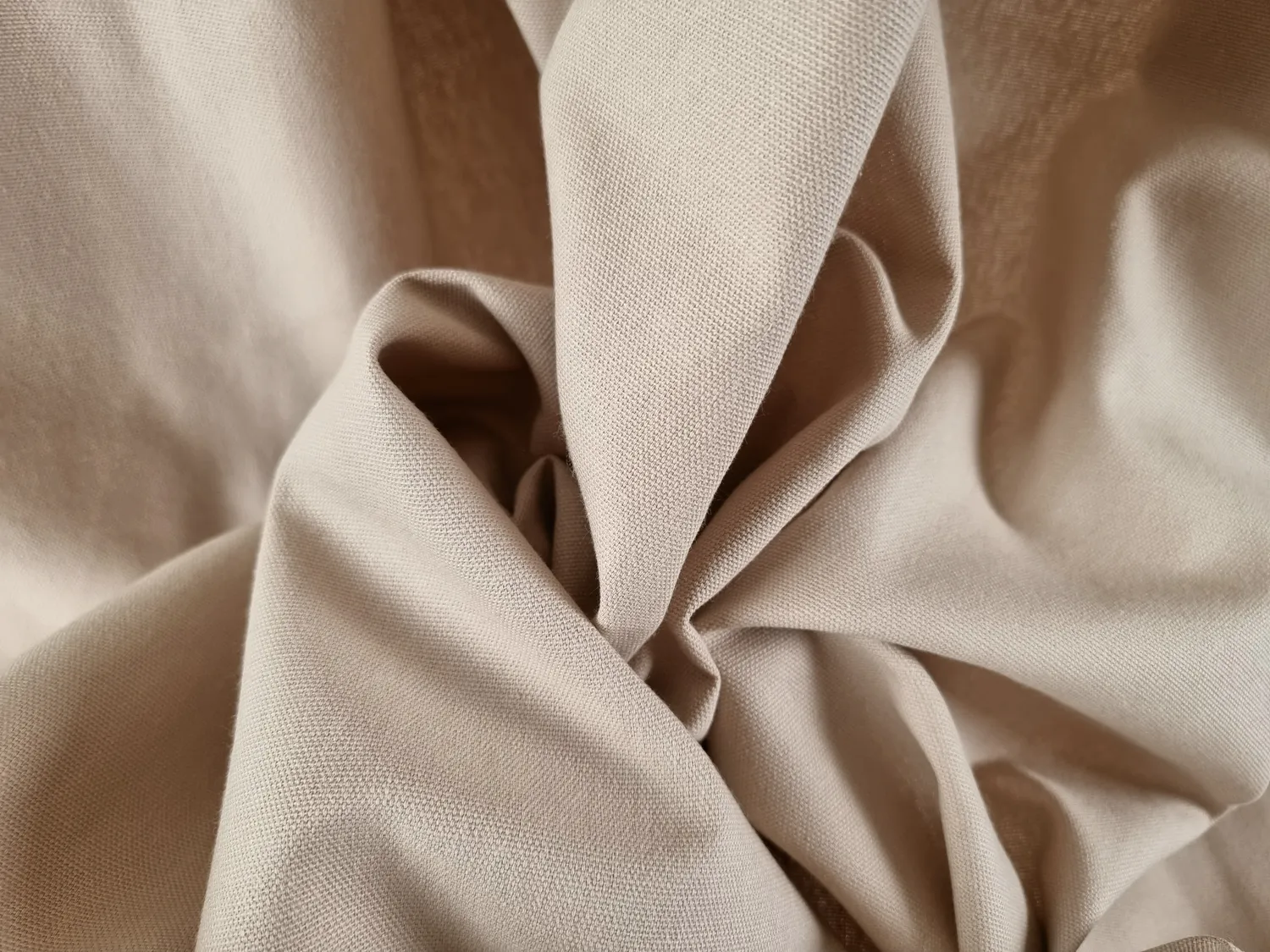 Bomuldsgardin Anja (beige)