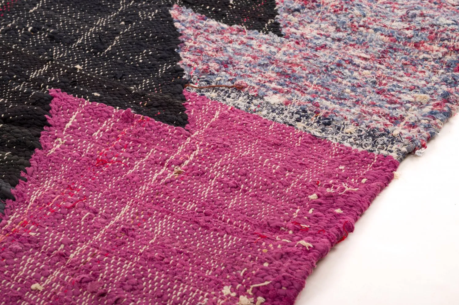 Marokkansk berber tæppe Boucherouite 125 x 290 cm