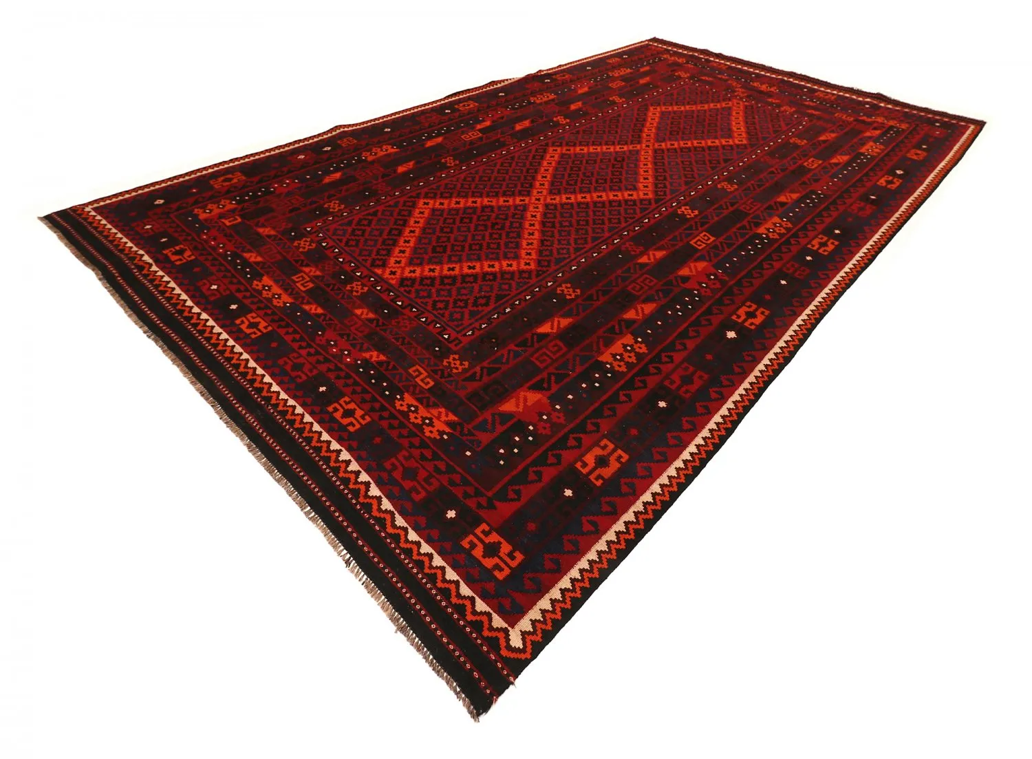 Orientalsk kelimtæppe 448 x 262 cm