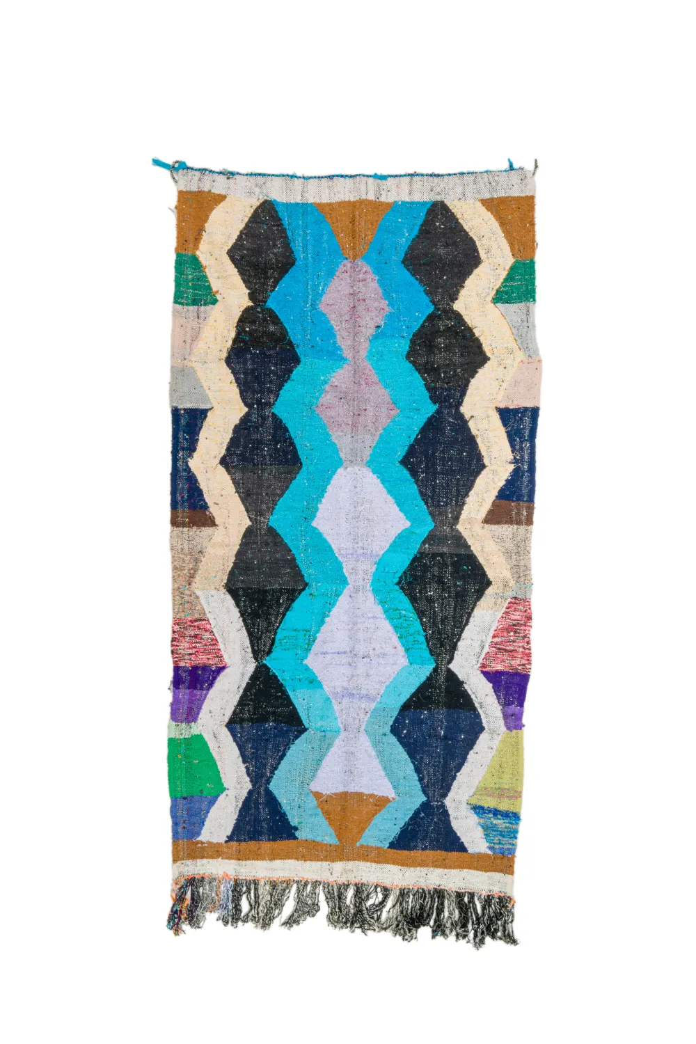 Marokkansk berber tæppe Boucherouite 155 x 250 cm