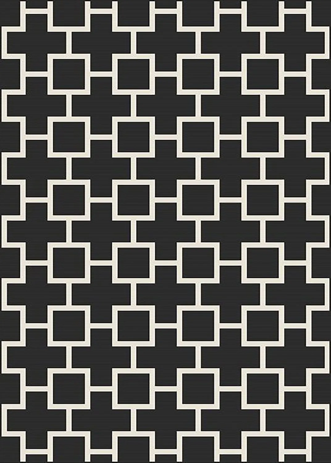 Tæpper til indendørs/udendørs brug - Brussels Silver (sort)