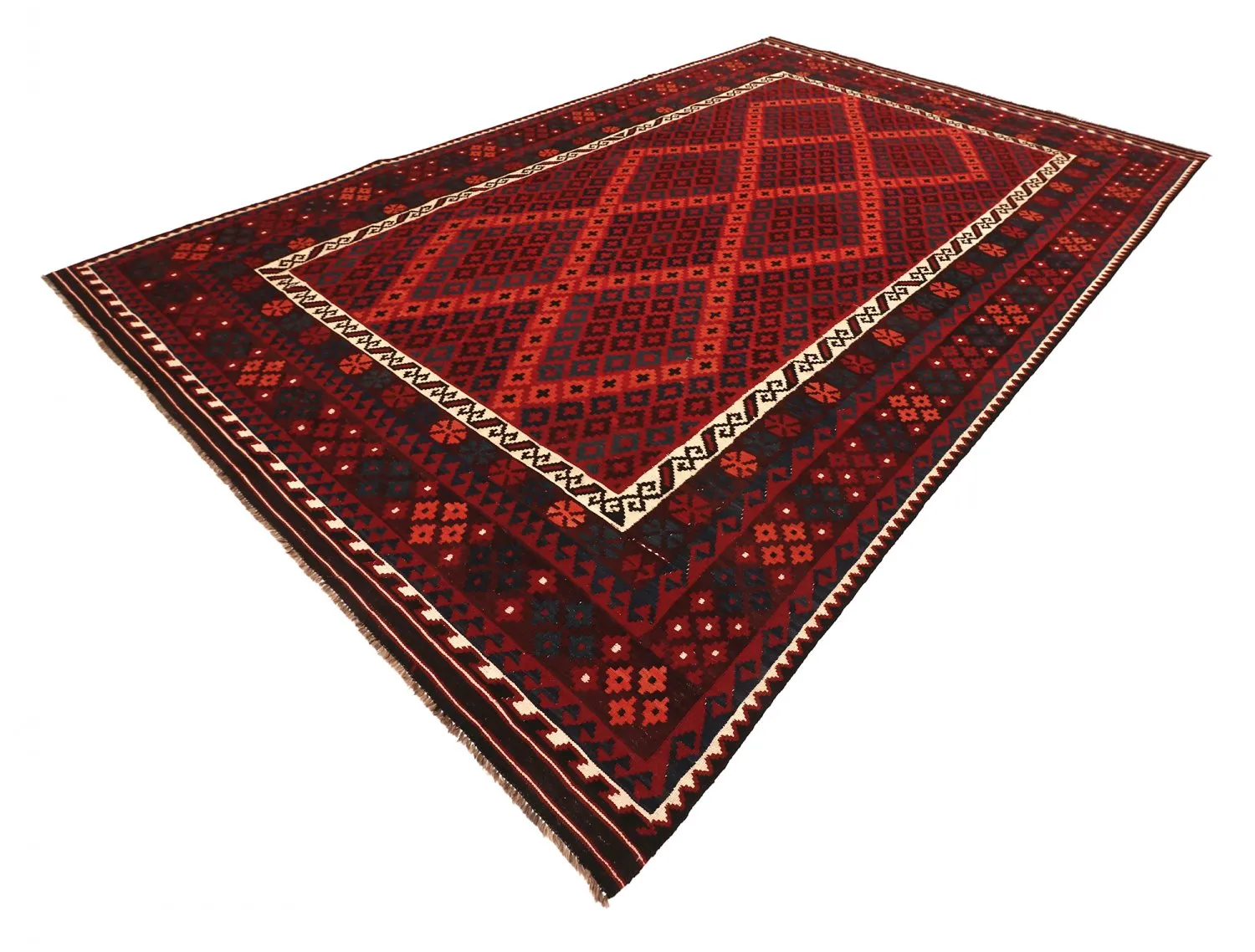 Orientalsk kelimtæppe 399 x 256 cm