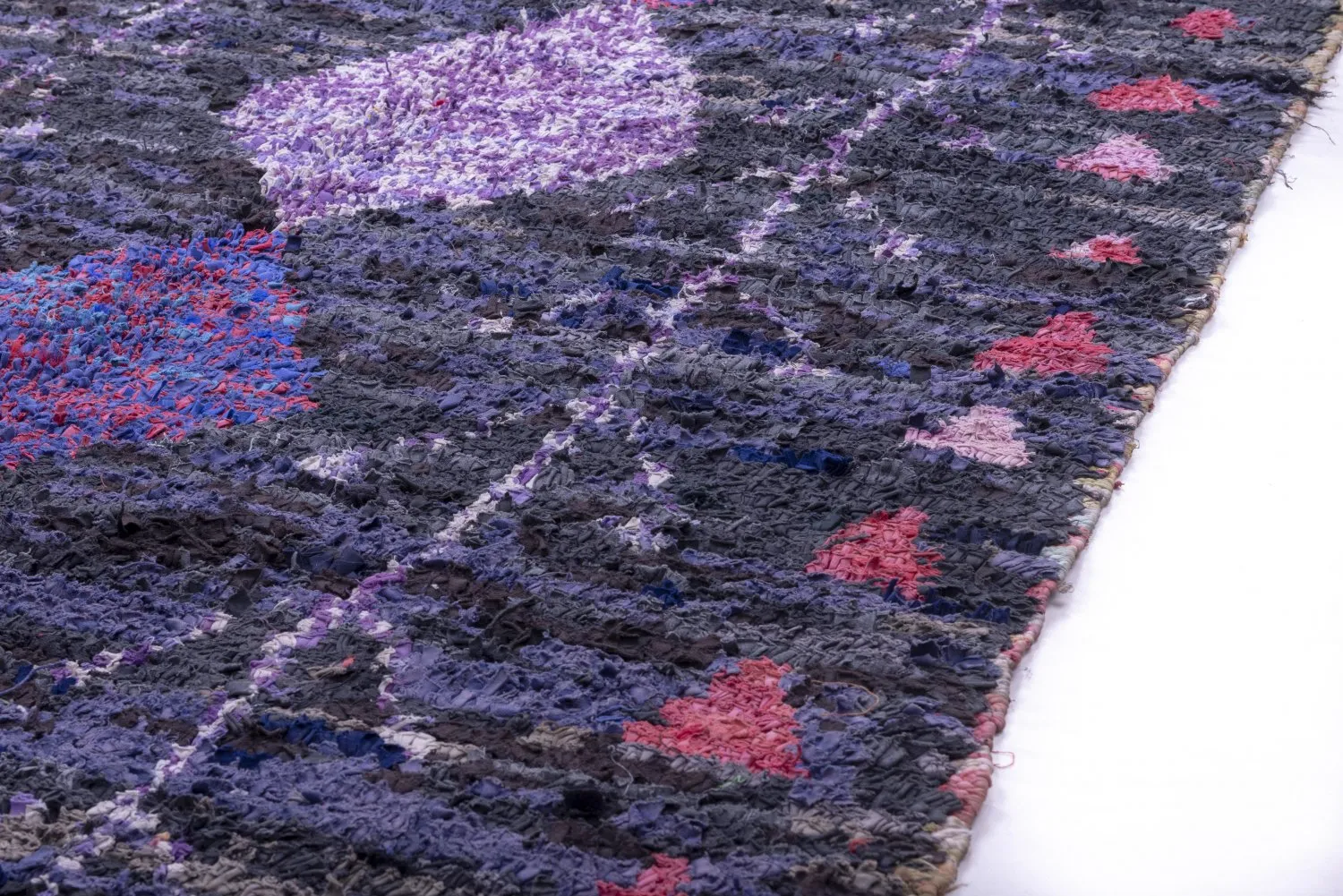 Marokkansk berber tæppe Boucherouite 285 x 135 cm