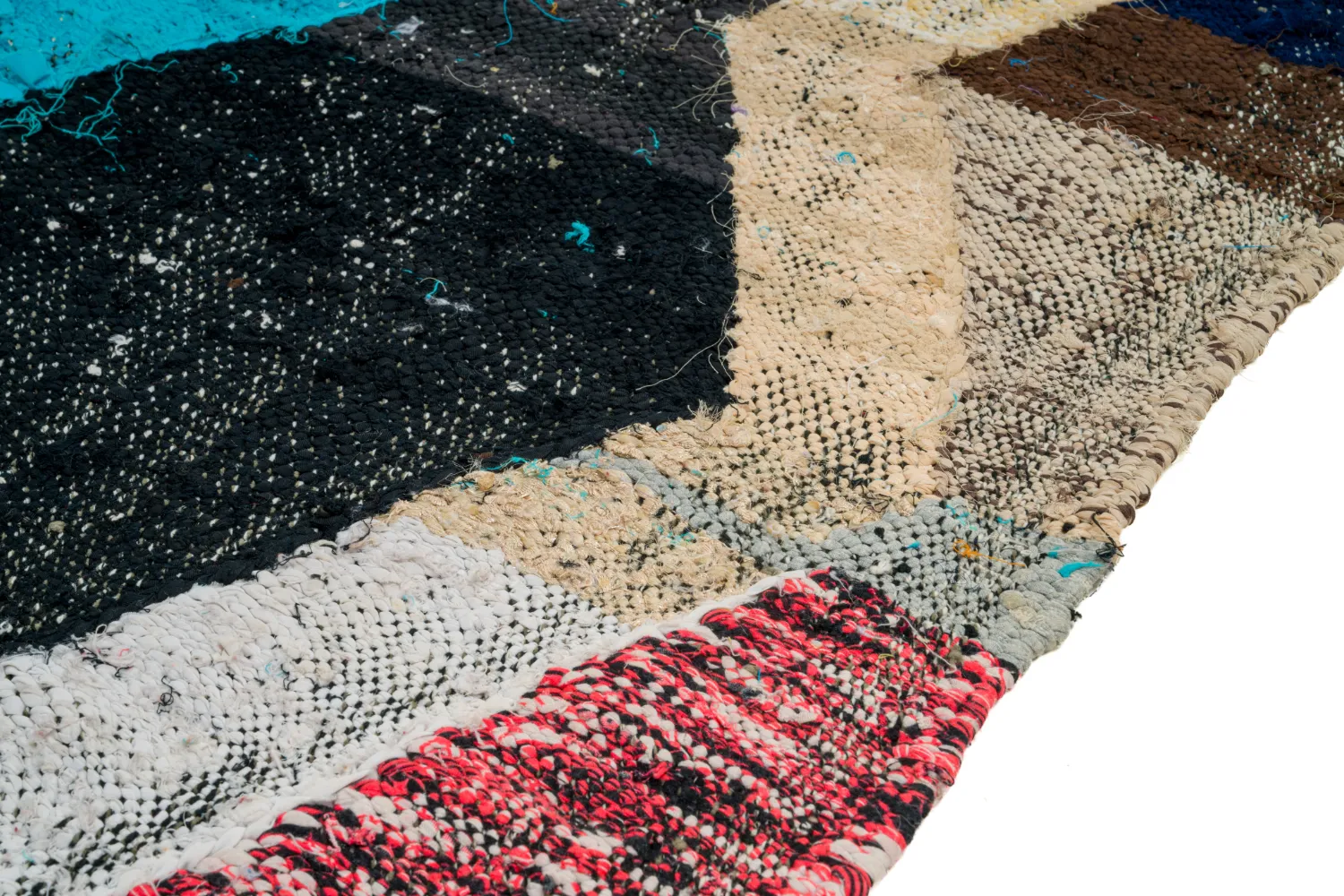 Marokkansk berber tæppe Boucherouite 155 x 250 cm