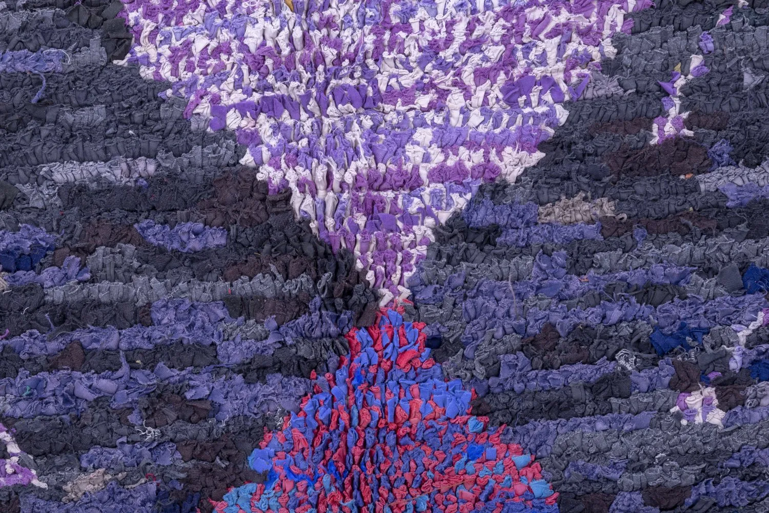 Marokkansk berber tæppe Boucherouite 285 x 135 cm