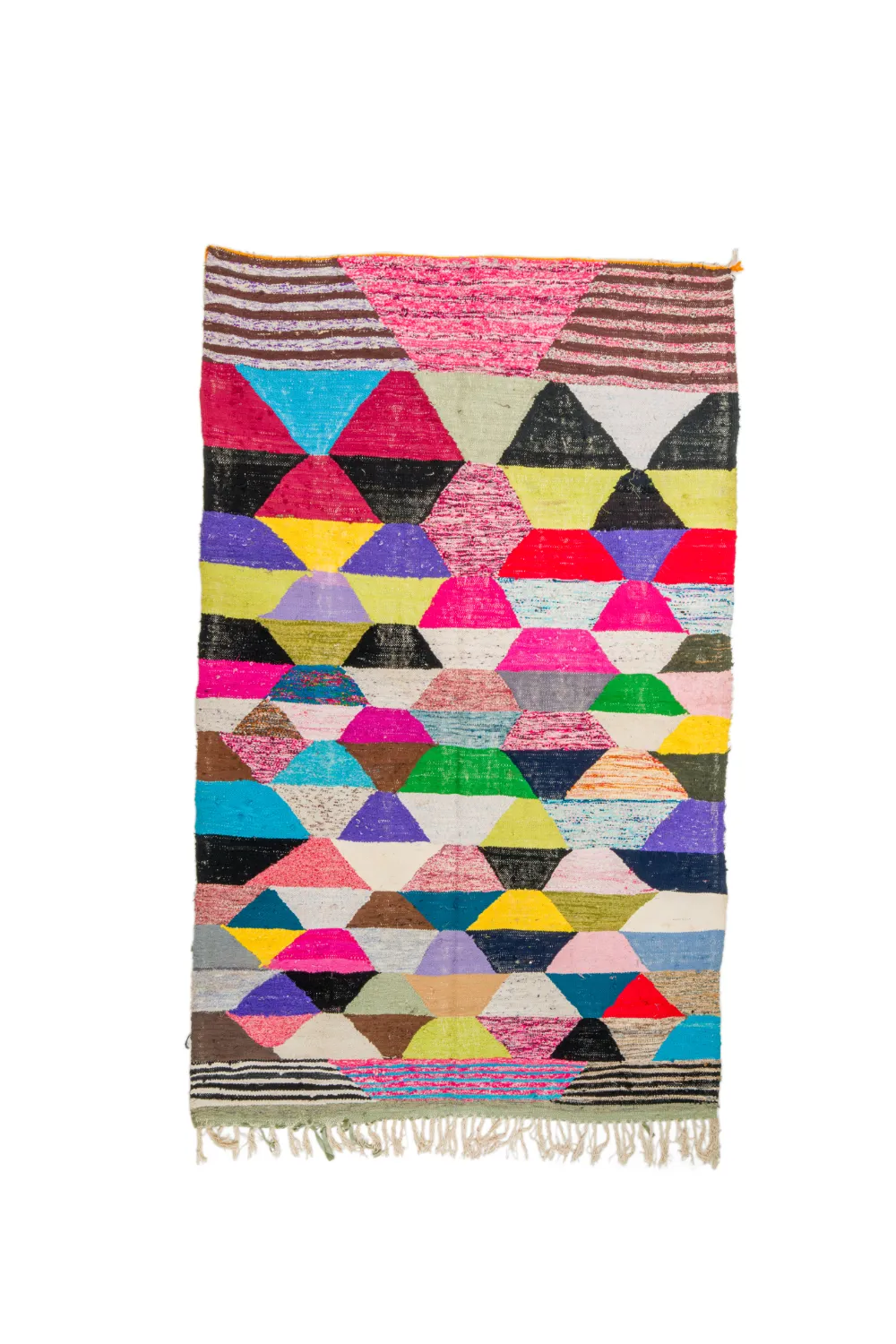 Marokkansk berber tæppe Boucherouite 165 x 265 cm