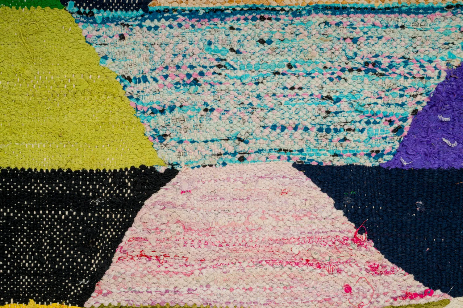 Marokkansk berber tæppe Boucherouite 165 x 265 cm