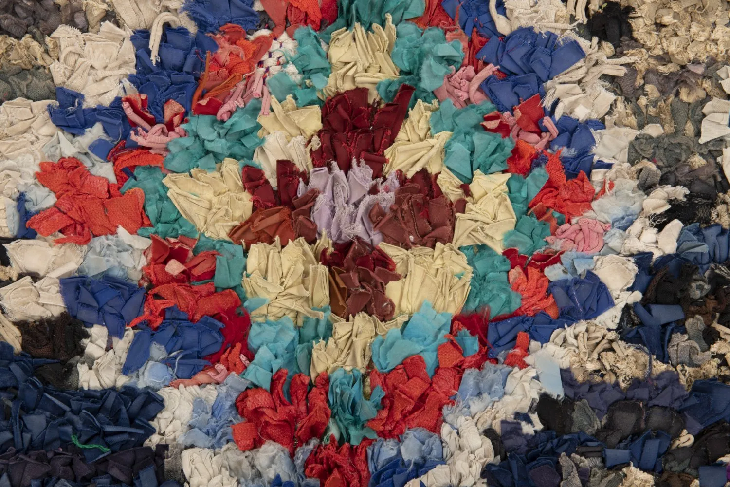 Marokkansk berber tæppe Boucherouite 175 x 115 cm