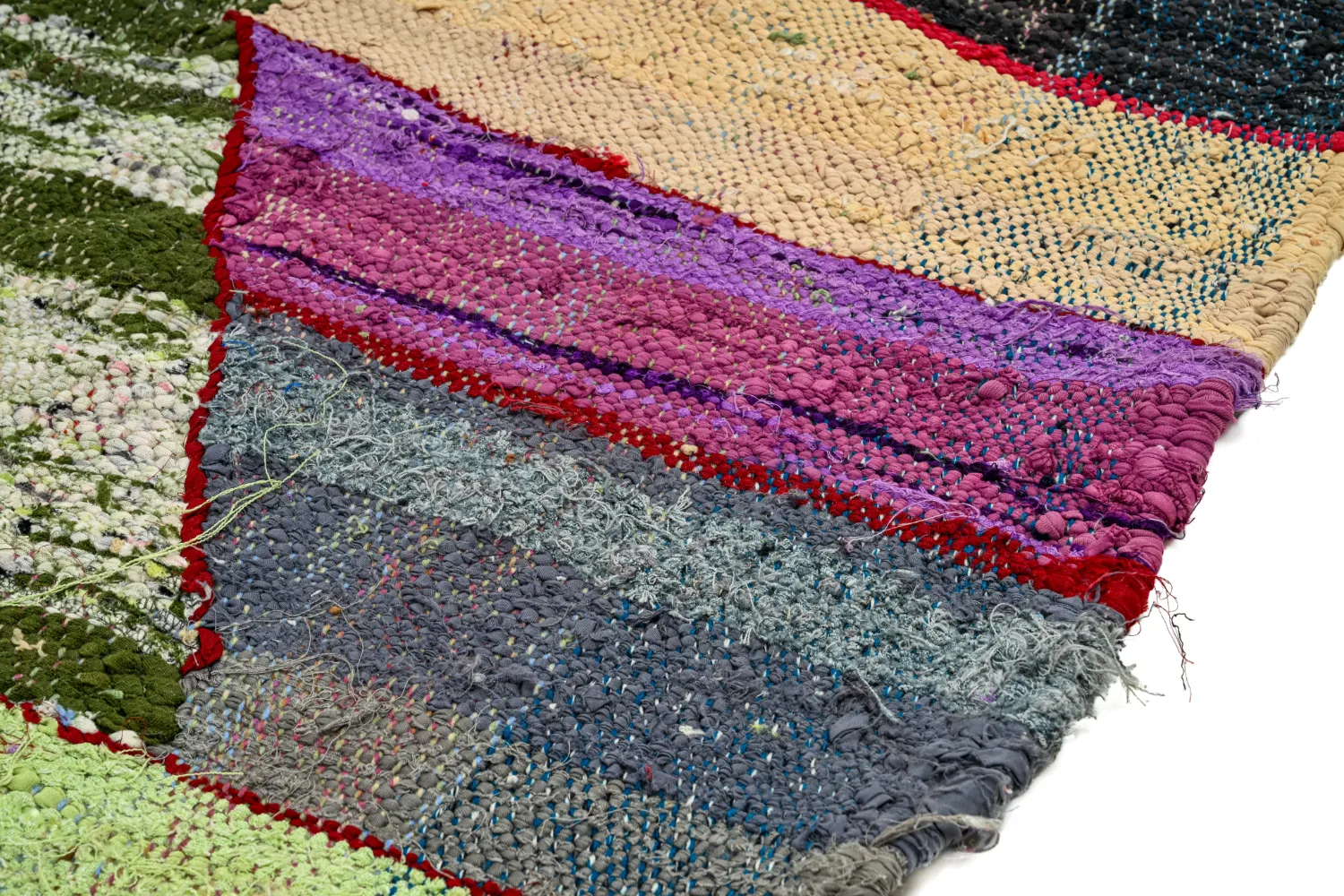 Marokkansk berber tæppe Boucherouite 140 x 250 cm