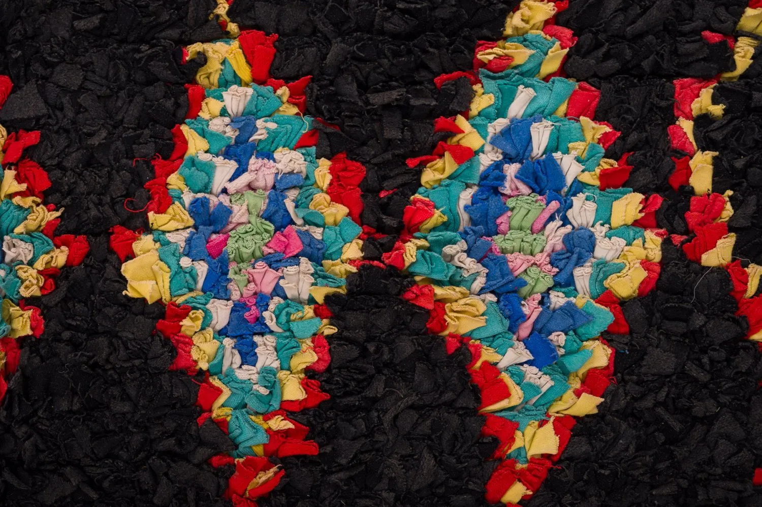 Marokkansk berber tæppe Boucherouite 130 x 270 cm