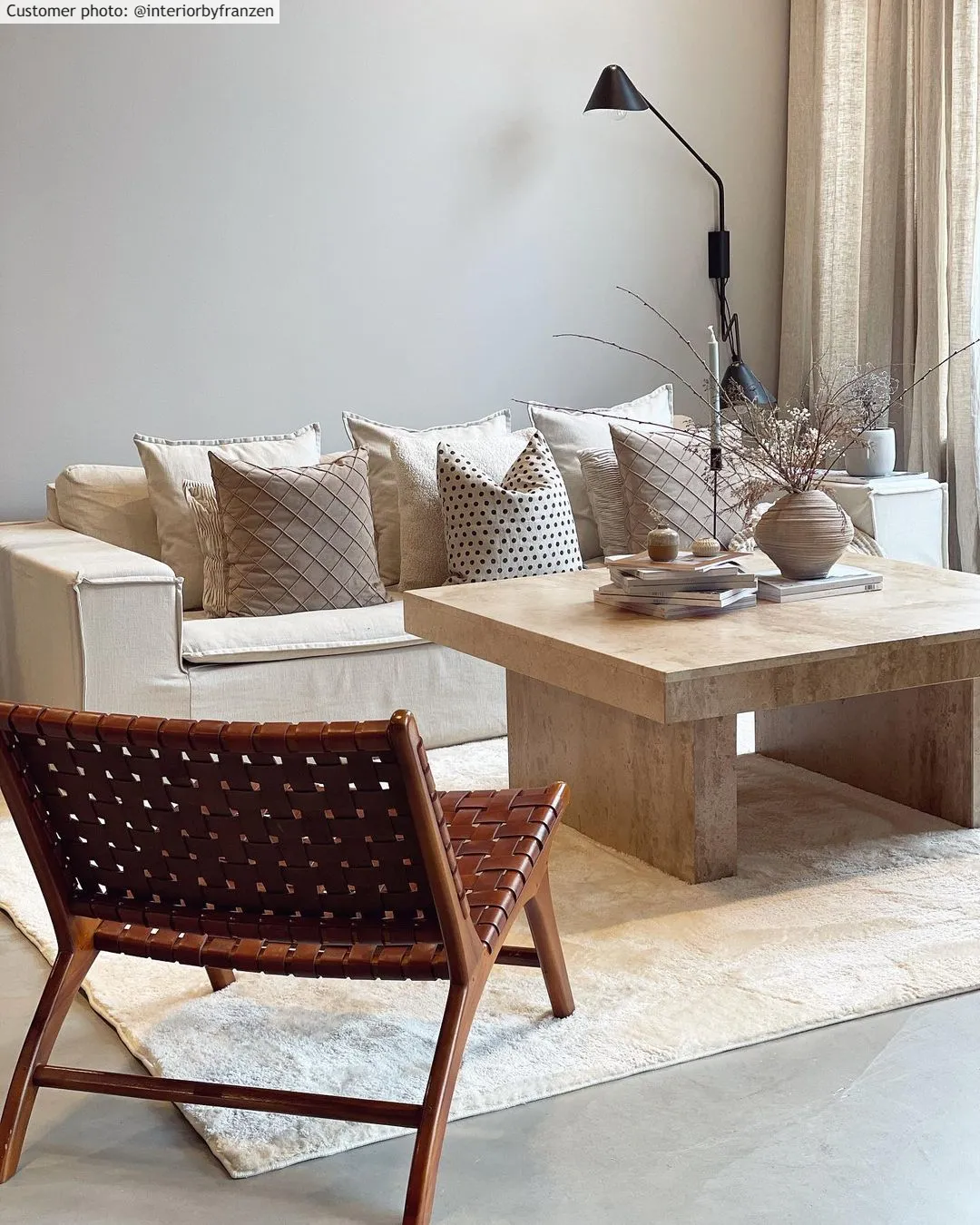 Ryatæpper - Aranga Super Soft Fur (beige)