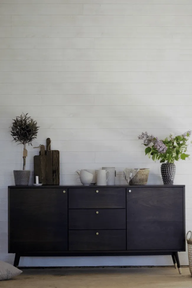 TV-bord / Kommode - Prime (valnød/messing)