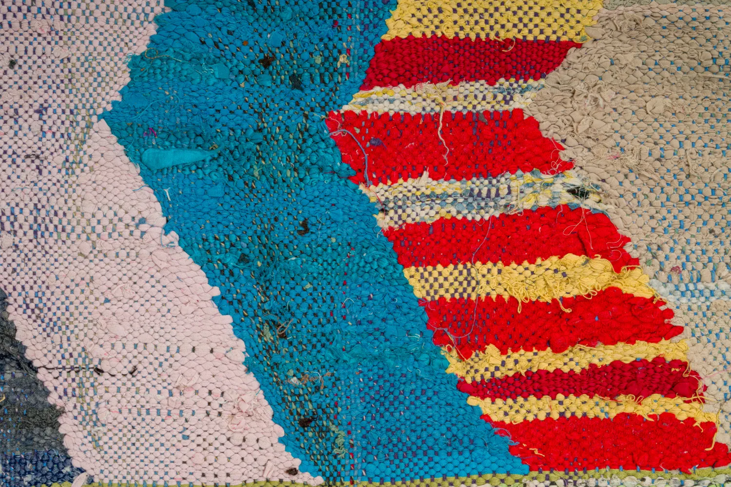 Marokkansk berber tæppe Boucherouite 155 x 305 cm