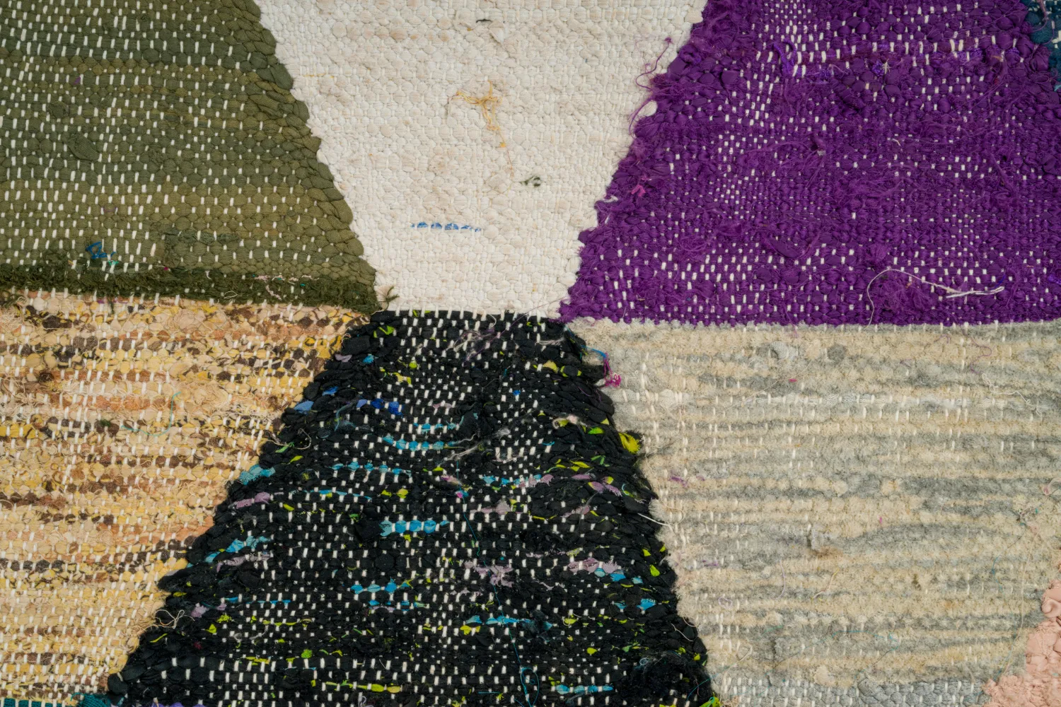 Marokkansk berber tæppe Boucherouite 150 x 305 cm
