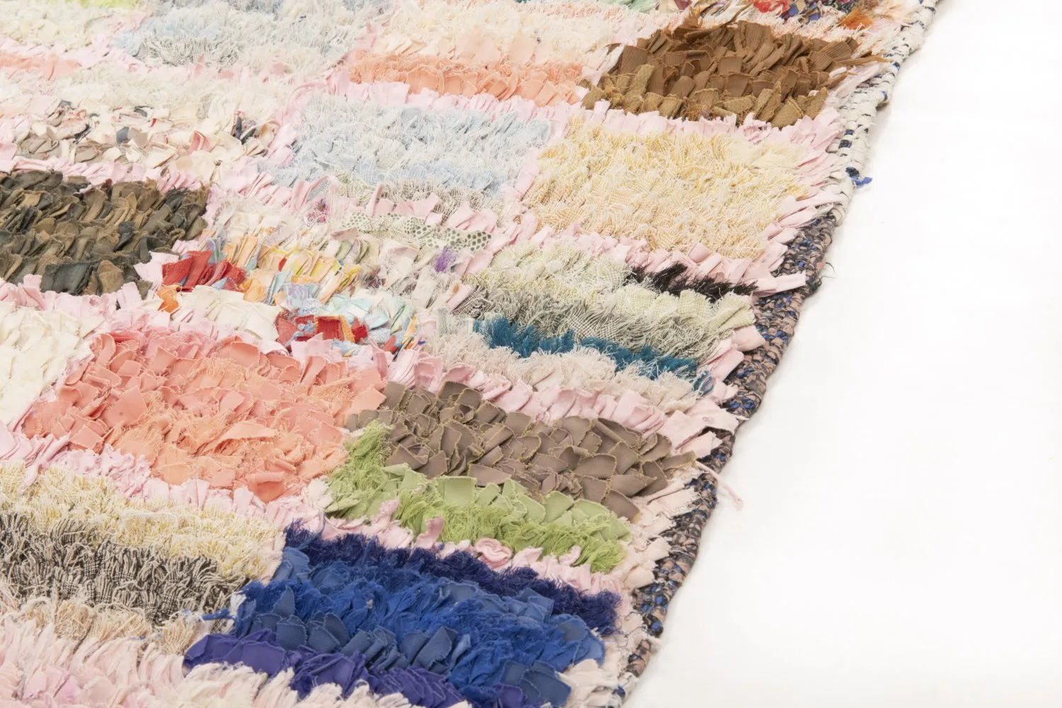 Marokkansk berber tæppe Boucherouite 170 x 115 cm